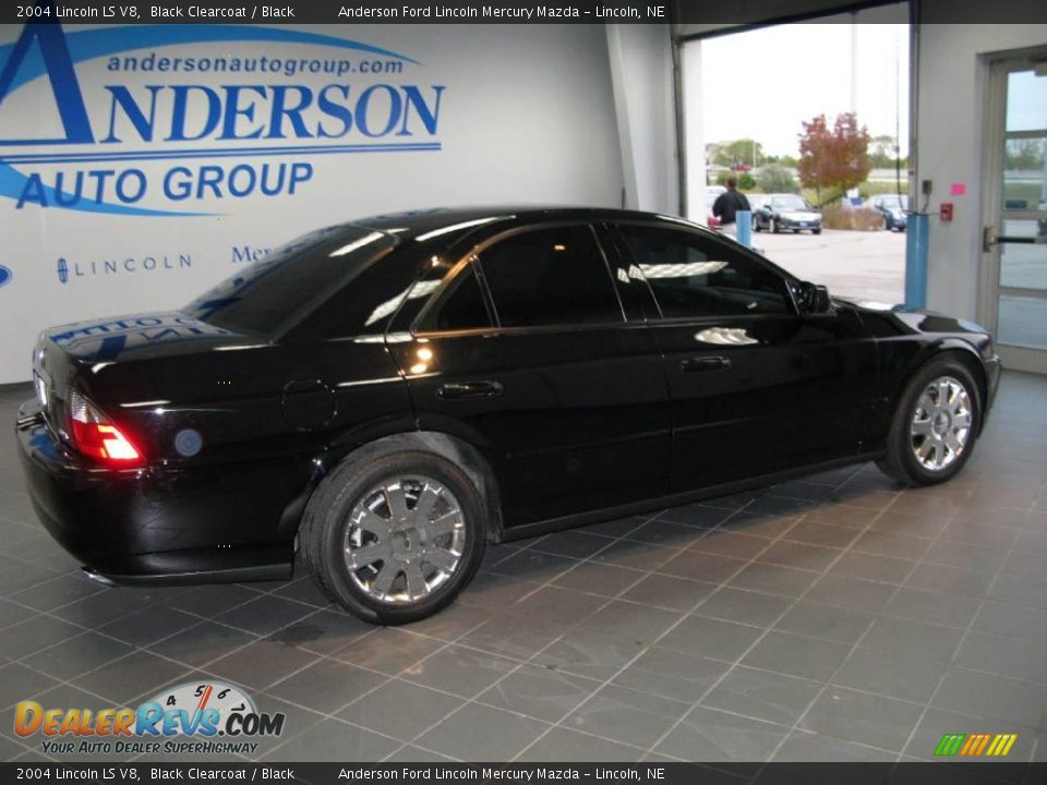 2004 Lincoln LS V8 Black Clearcoat / Black Photo #8