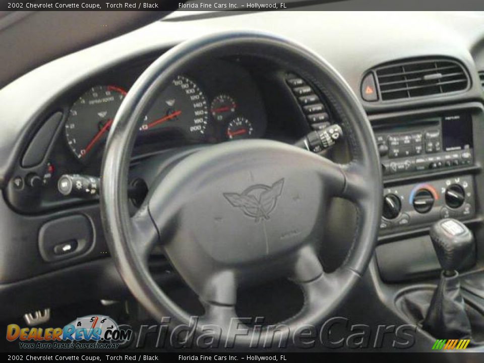 2002 Chevrolet Corvette Coupe Torch Red / Black Photo #14