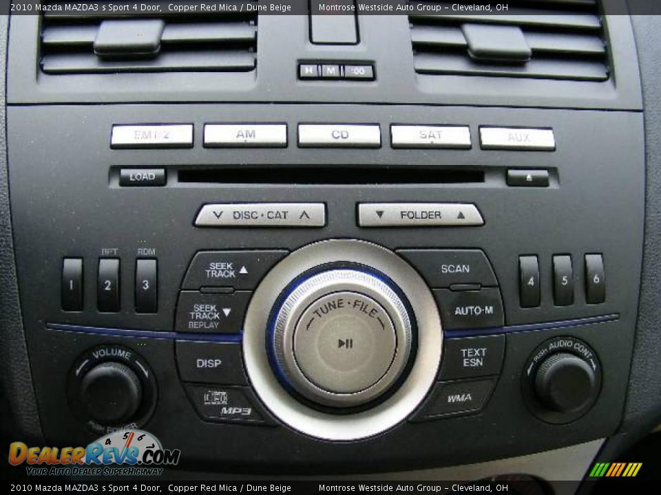 2010 Mazda MAZDA3 s Sport 4 Door Copper Red Mica / Dune Beige Photo #21