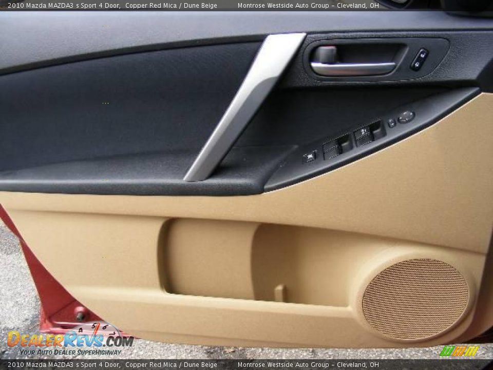 2010 Mazda MAZDA3 s Sport 4 Door Copper Red Mica / Dune Beige Photo #25
