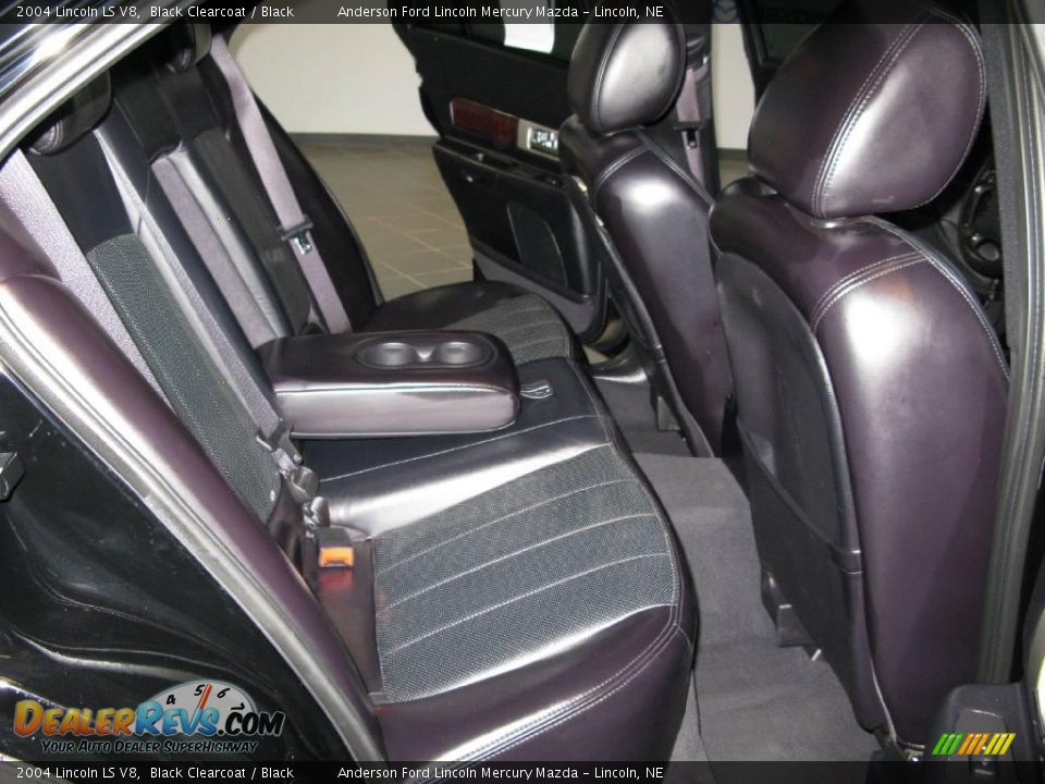 2004 Lincoln LS V8 Black Clearcoat / Black Photo #13