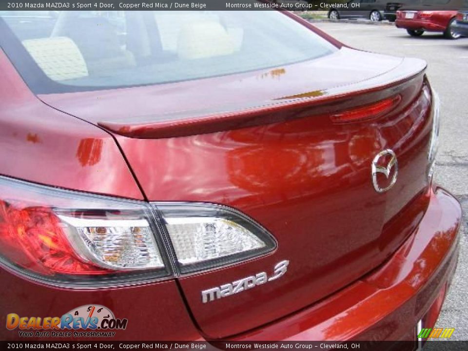 2010 Mazda MAZDA3 s Sport 4 Door Copper Red Mica / Dune Beige Photo #27