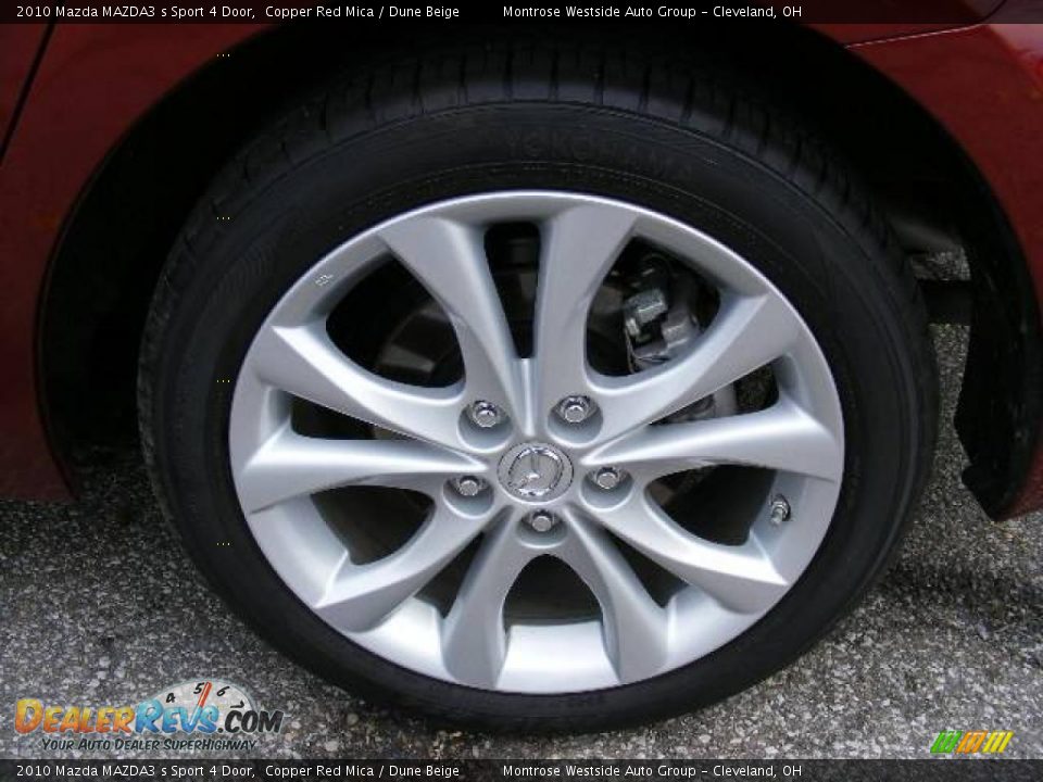 2010 Mazda MAZDA3 s Sport 4 Door Copper Red Mica / Dune Beige Photo #28
