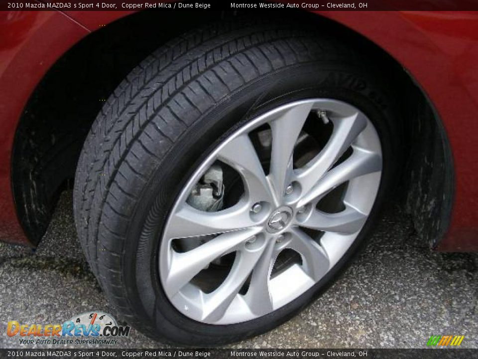 2010 Mazda MAZDA3 s Sport 4 Door Copper Red Mica / Dune Beige Photo #29