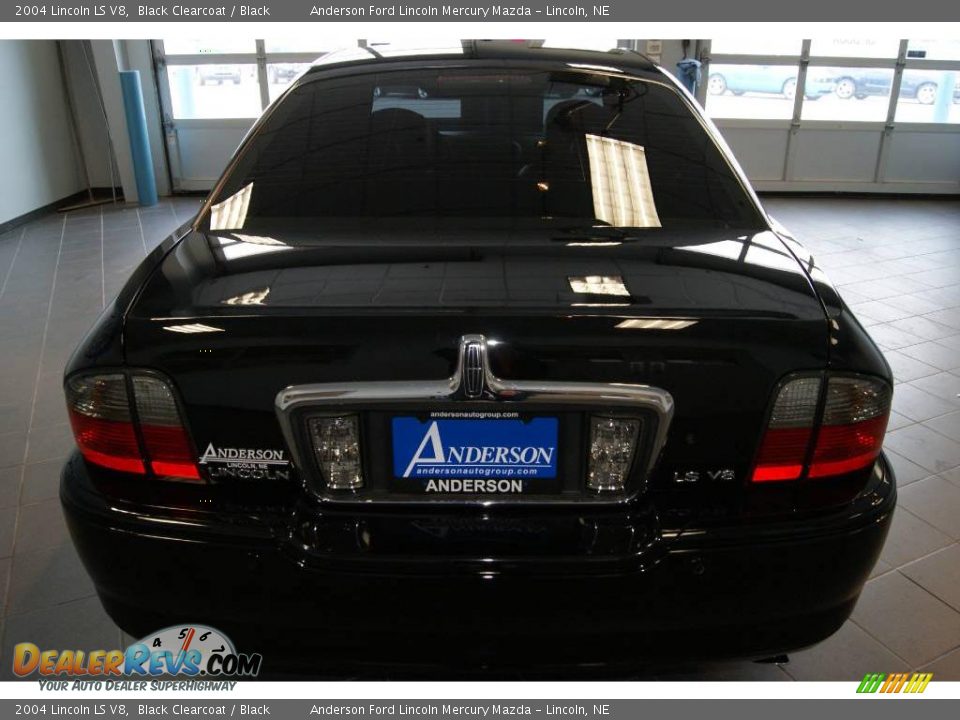 2004 Lincoln LS V8 Black Clearcoat / Black Photo #33