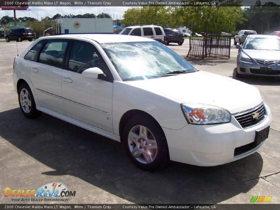 2006 Chevrolet Malibu Maxx LT Wagon White / Titanium Gray Photo #5