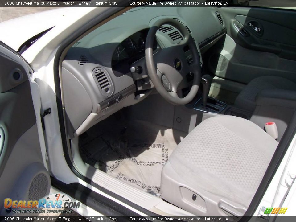 2006 Chevrolet Malibu Maxx LT Wagon White / Titanium Gray Photo #6