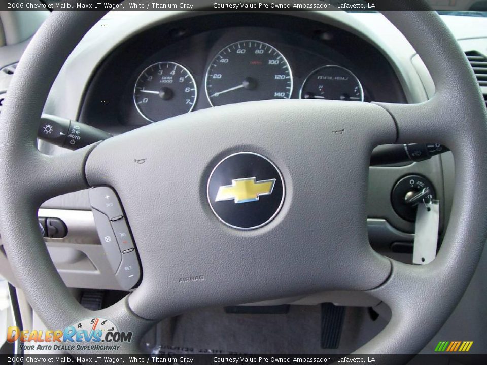 2006 Chevrolet Malibu Maxx LT Wagon White / Titanium Gray Photo #15
