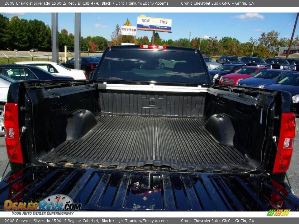 2008 Chevrolet Silverado 1500 LS Regular Cab 4x4 Black / Light Titanium/Ebony Accents Photo #15