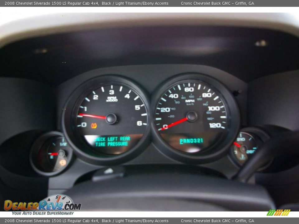 2008 Chevrolet Silverado 1500 LS Regular Cab 4x4 Black / Light Titanium/Ebony Accents Photo #18