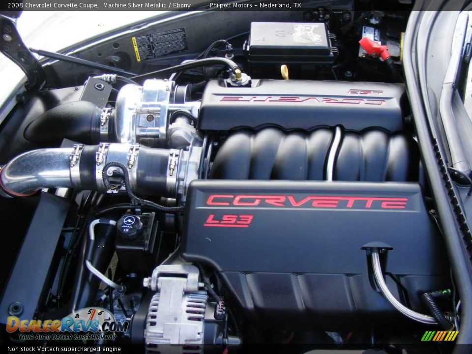 Non stock Vortech supercharged engine - 2008 Chevrolet Corvette