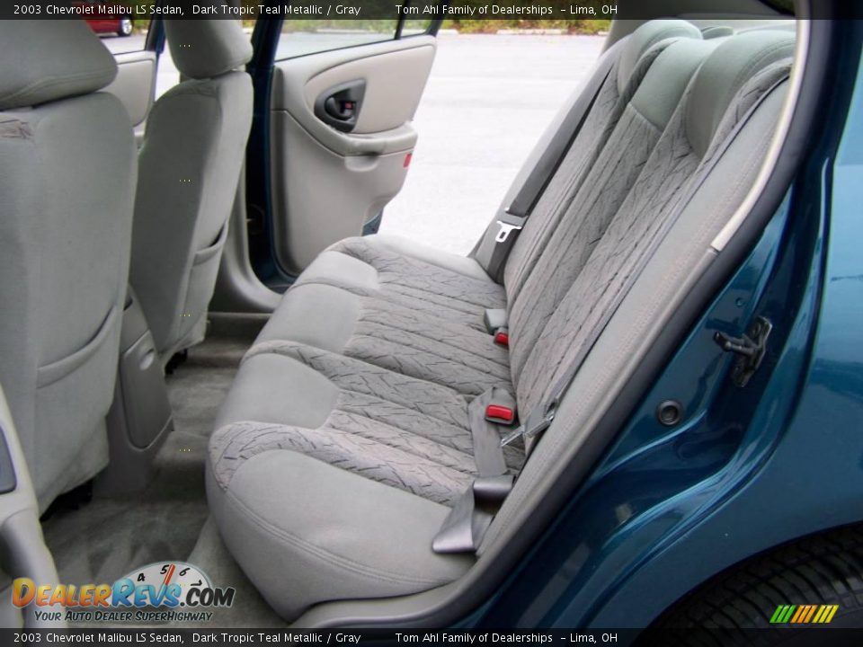 2003 Chevrolet Malibu LS Sedan Dark Tropic Teal Metallic / Gray Photo #9