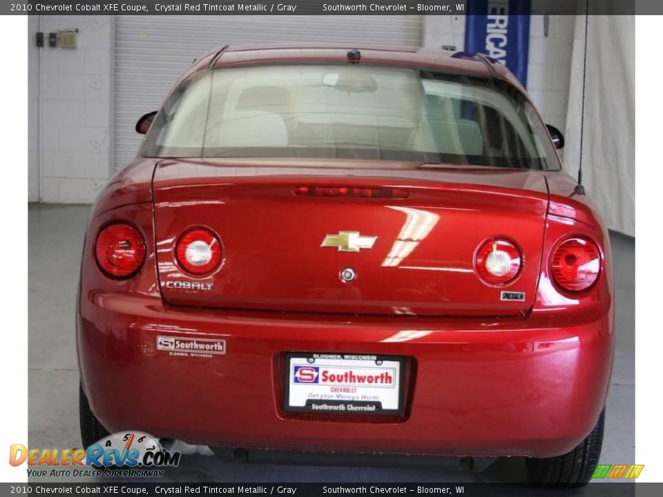 2010 Chevrolet Cobalt XFE Coupe Crystal Red Tintcoat Metallic / Gray Photo #3