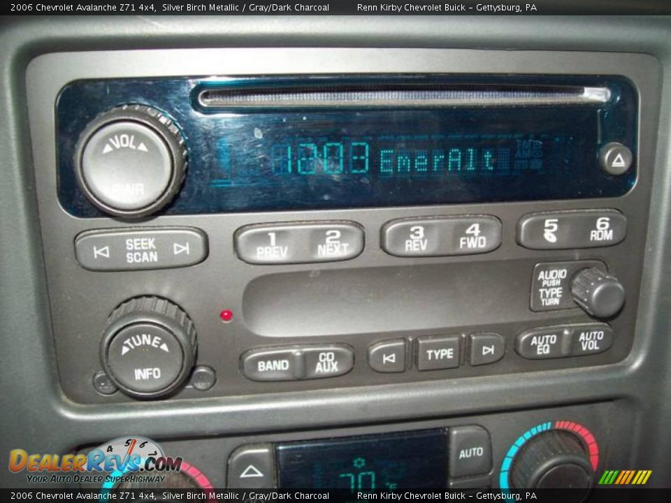 2006 Chevrolet Avalanche Z71 4x4 Silver Birch Metallic / Gray/Dark Charcoal Photo #24
