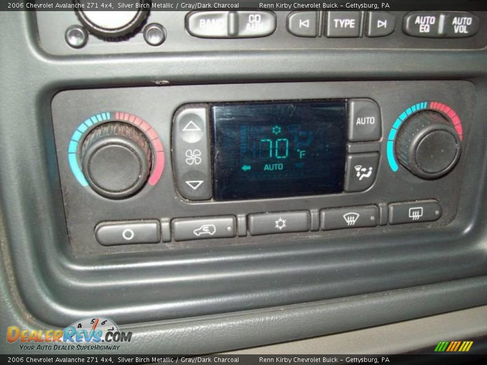 2006 Chevrolet Avalanche Z71 4x4 Silver Birch Metallic / Gray/Dark Charcoal Photo #25