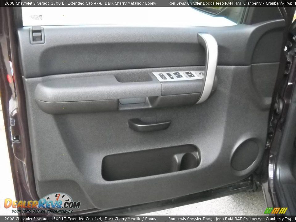 2008 Chevrolet Silverado 1500 LT Extended Cab 4x4 Dark Cherry Metallic / Ebony Photo #6