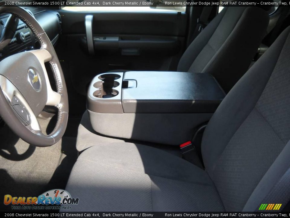 2008 Chevrolet Silverado 1500 LT Extended Cab 4x4 Dark Cherry Metallic / Ebony Photo #8