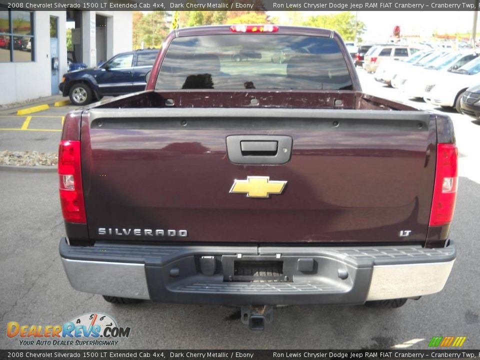 2008 Chevrolet Silverado 1500 LT Extended Cab 4x4 Dark Cherry Metallic / Ebony Photo #19