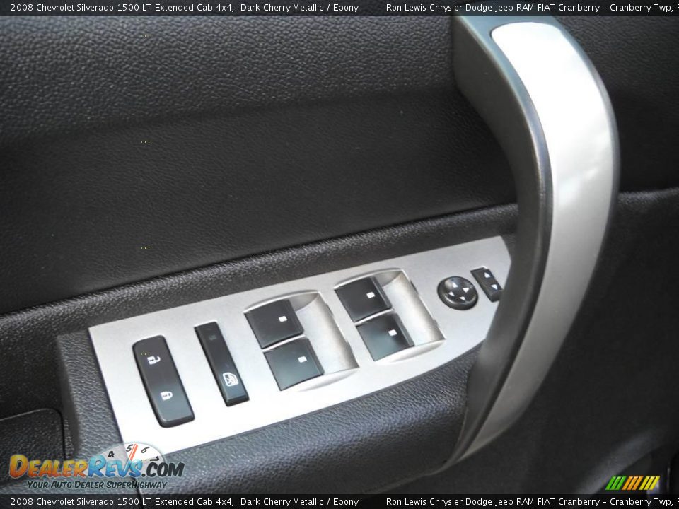 2008 Chevrolet Silverado 1500 LT Extended Cab 4x4 Dark Cherry Metallic / Ebony Photo #20