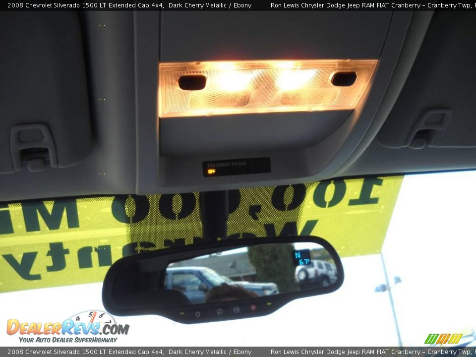 2008 Chevrolet Silverado 1500 LT Extended Cab 4x4 Dark Cherry Metallic / Ebony Photo #21