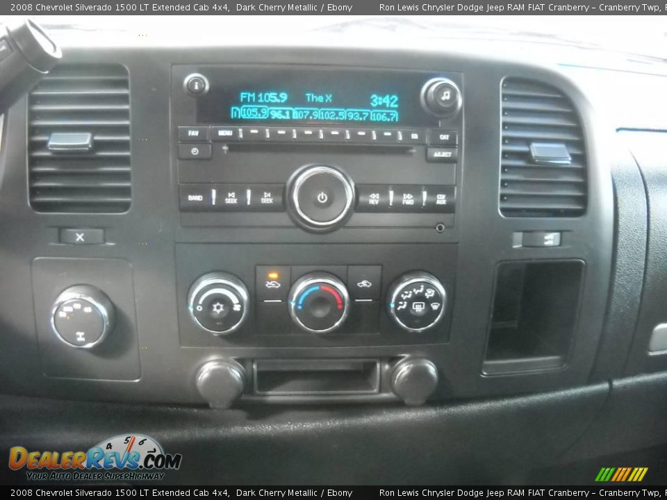 2008 Chevrolet Silverado 1500 LT Extended Cab 4x4 Dark Cherry Metallic / Ebony Photo #22
