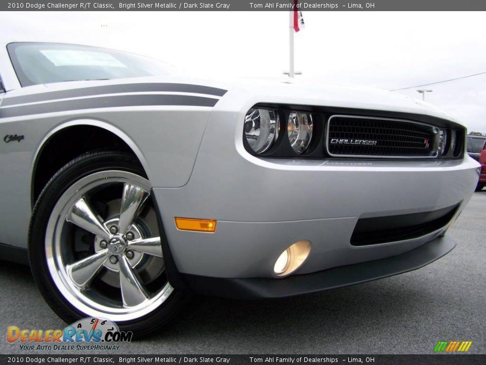 2010 Dodge Challenger R/T Classic Bright Silver Metallic / Dark Slate Gray Photo #2