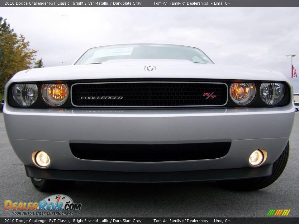 2010 Dodge Challenger R/T Classic Bright Silver Metallic / Dark Slate Gray Photo #3