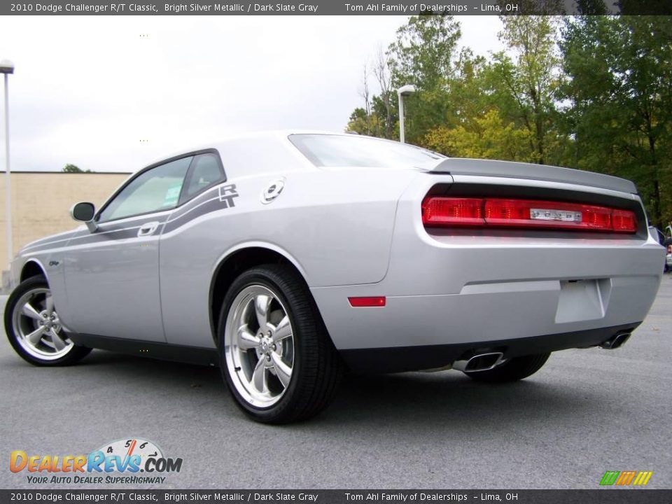 2010 Dodge Challenger R/T Classic Bright Silver Metallic / Dark Slate Gray Photo #4