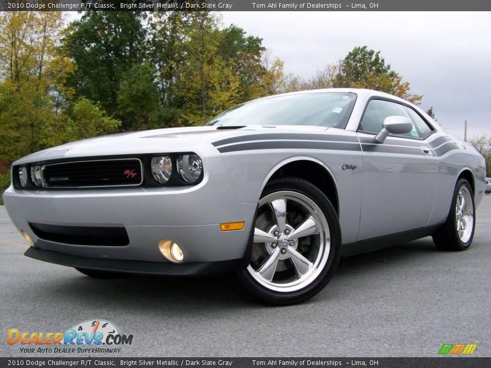 2010 Dodge Challenger R/T Classic Bright Silver Metallic / Dark Slate Gray Photo #5