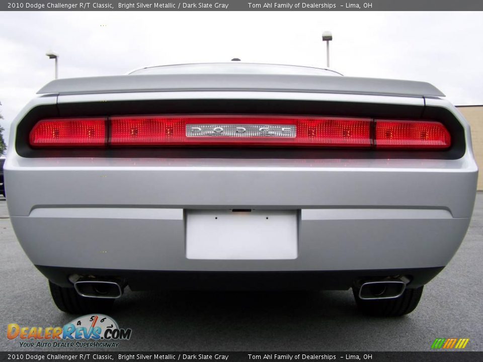 2010 Dodge Challenger R/T Classic Bright Silver Metallic / Dark Slate Gray Photo #6