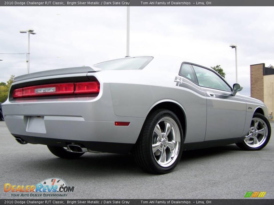 2010 Dodge Challenger R/T Classic Bright Silver Metallic / Dark Slate Gray Photo #7