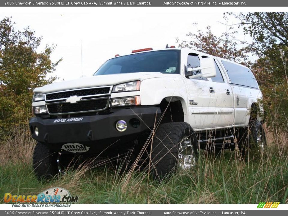 2006 Chevrolet Silverado 2500HD LT Crew Cab 4x4 Summit White / Dark Charcoal Photo #1