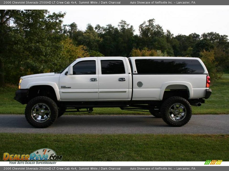 2006 Chevrolet Silverado 2500HD LT Crew Cab 4x4 Summit White / Dark Charcoal Photo #7