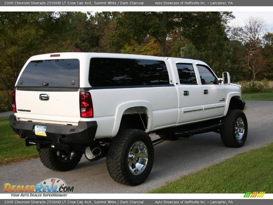 2006 Chevrolet Silverado 2500HD LT Crew Cab 4x4 Summit White / Dark Charcoal Photo #11