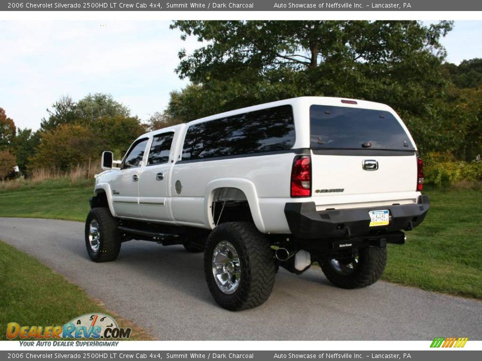 2006 Chevrolet Silverado 2500HD LT Crew Cab 4x4 Summit White / Dark Charcoal Photo #12