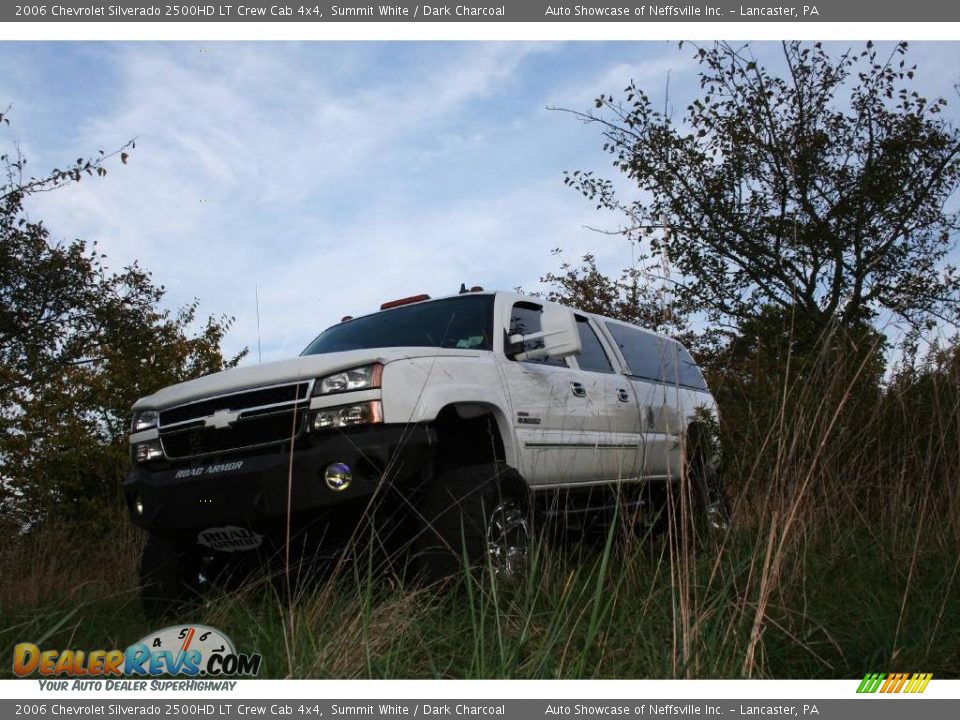2006 Chevrolet Silverado 2500HD LT Crew Cab 4x4 Summit White / Dark Charcoal Photo #22