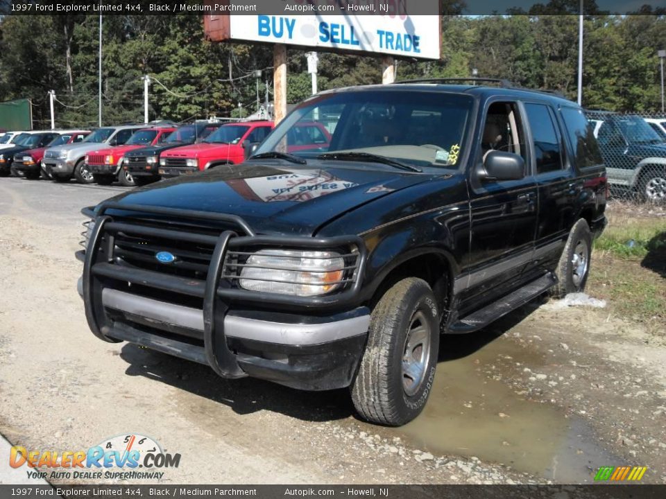 1997 Ford Explorer Limited 4x4 Black / Medium Parchment Photo #2