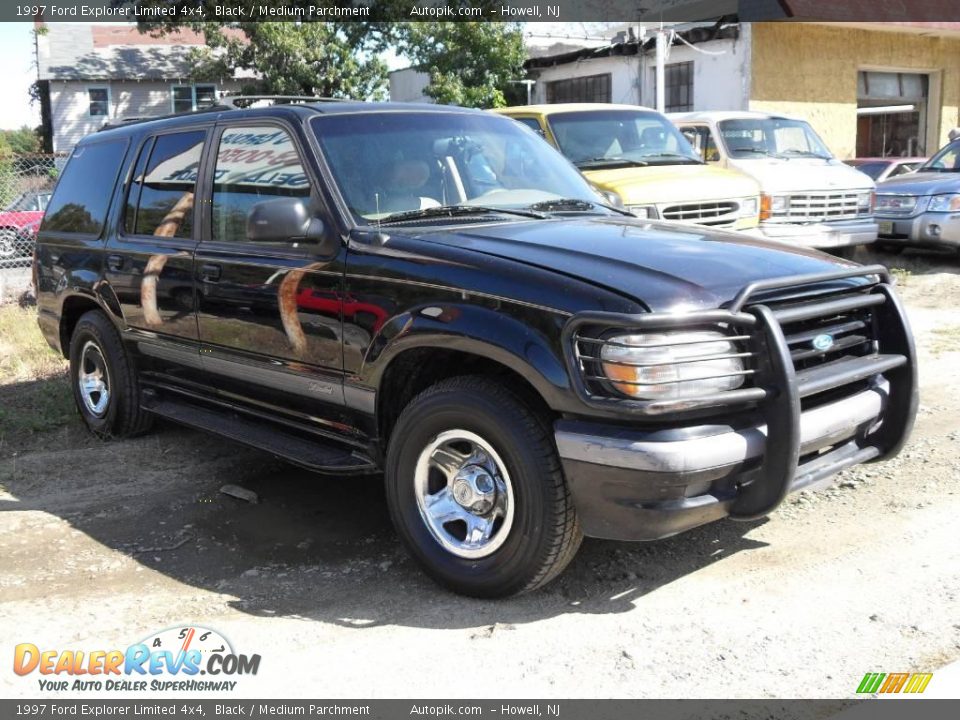1997 Ford Explorer Limited 4x4 Black / Medium Parchment Photo #3