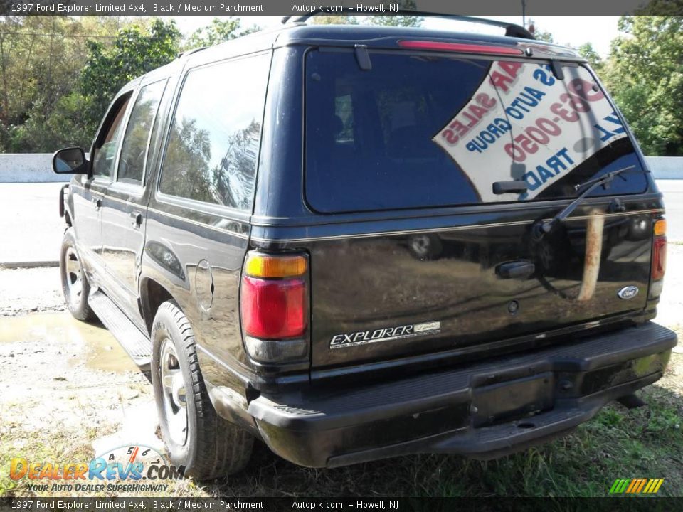 1997 Ford Explorer Limited 4x4 Black / Medium Parchment Photo #7