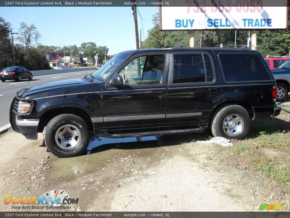 1997 Ford Explorer Limited 4x4 Black / Medium Parchment Photo #8