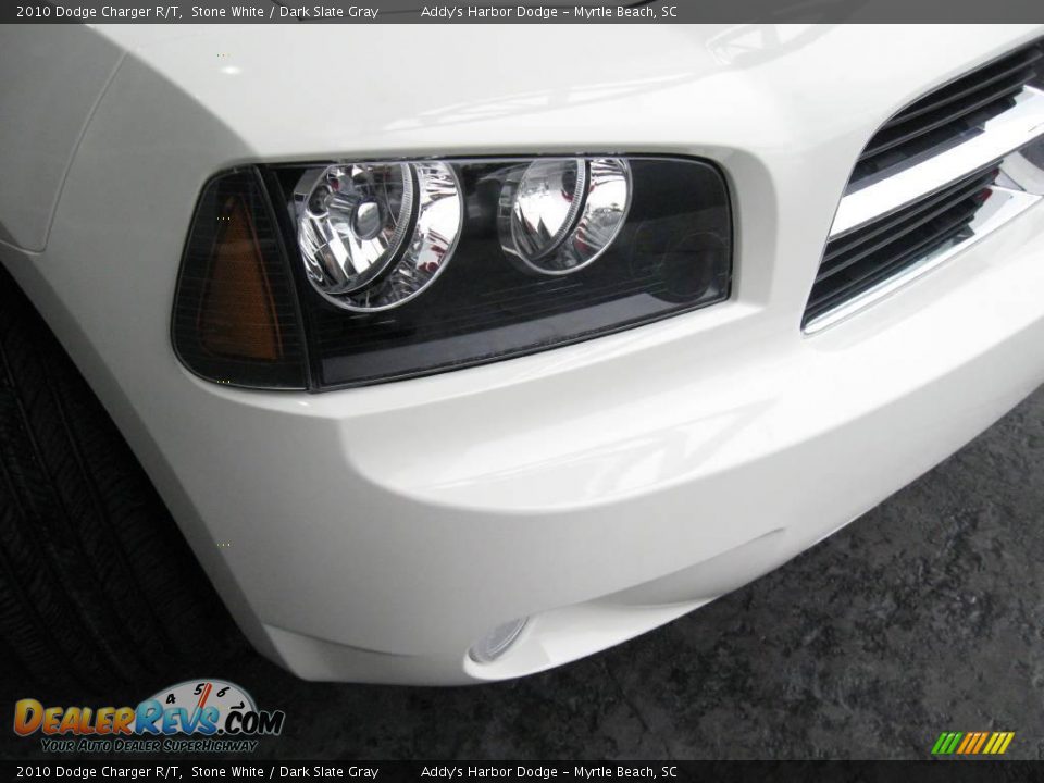 2010 Dodge Charger R/T Stone White / Dark Slate Gray Photo #4