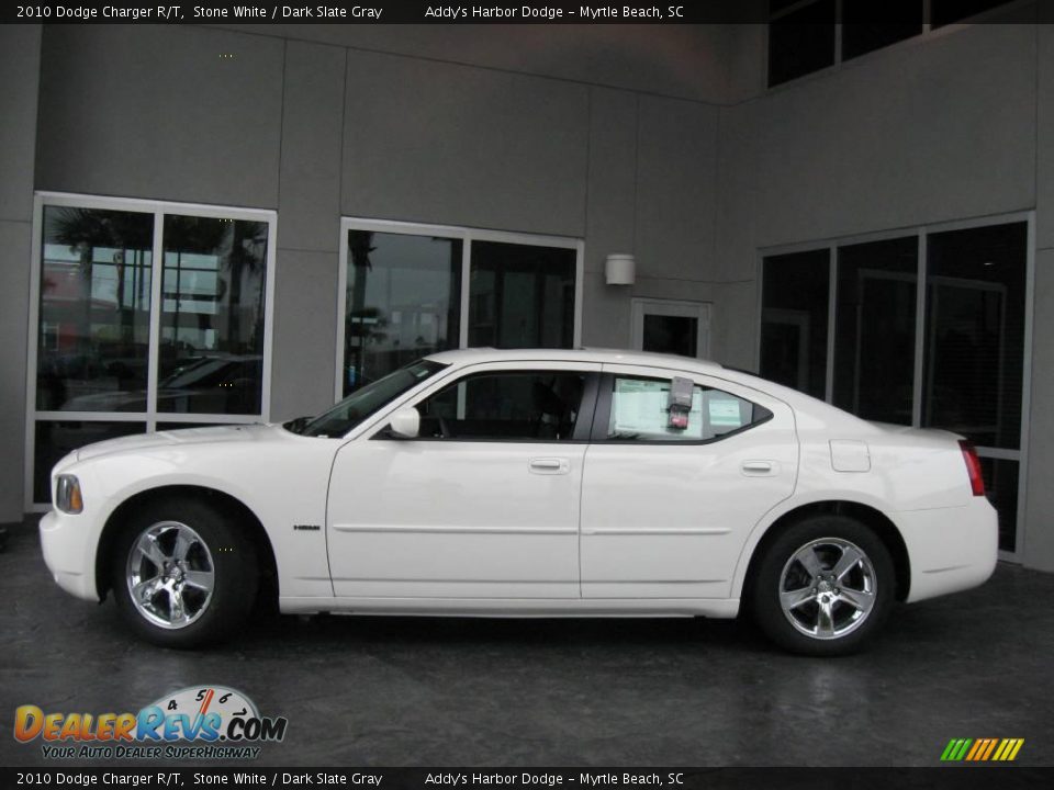 2010 Dodge Charger R/T Stone White / Dark Slate Gray Photo #5
