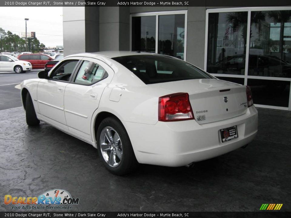 2010 Dodge Charger R/T Stone White / Dark Slate Gray Photo #6
