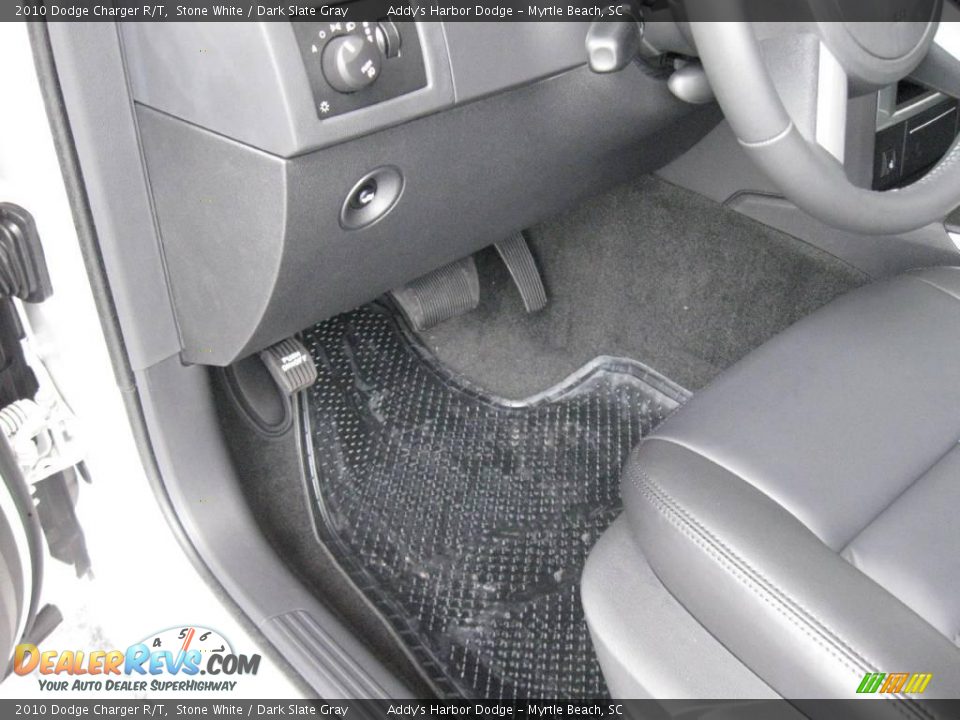 2010 Dodge Charger R/T Stone White / Dark Slate Gray Photo #15