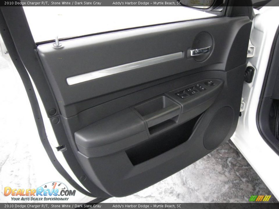 2010 Dodge Charger R/T Stone White / Dark Slate Gray Photo #16