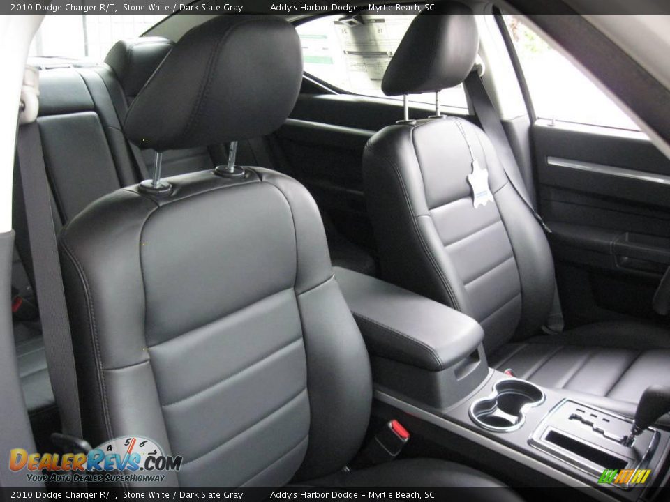 2010 Dodge Charger R/T Stone White / Dark Slate Gray Photo #18