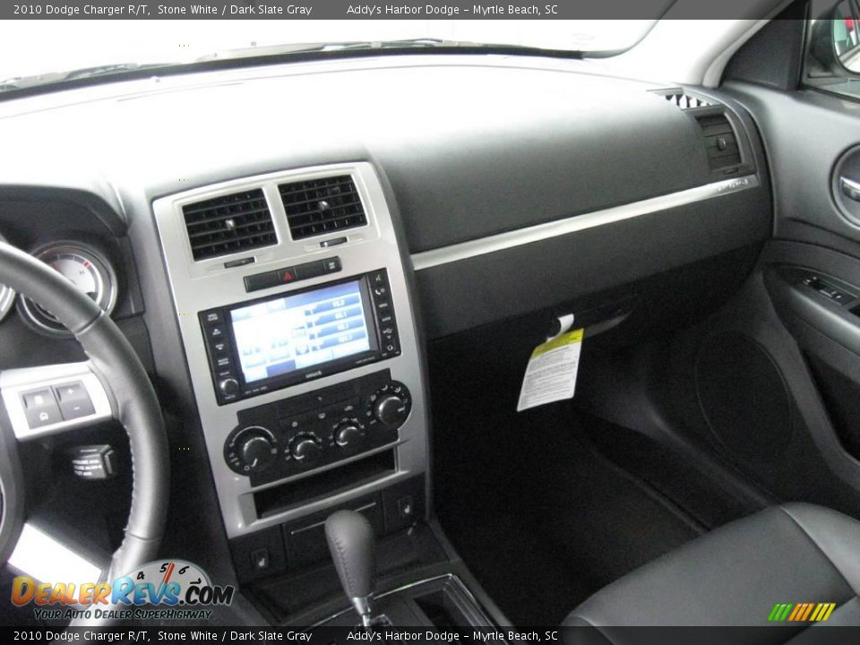 2010 Dodge Charger R/T Stone White / Dark Slate Gray Photo #24