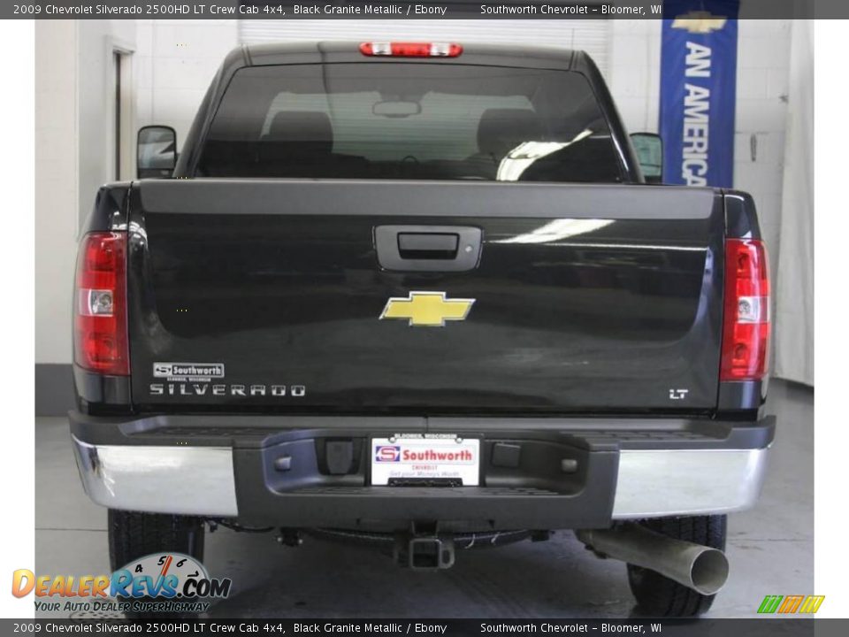 2009 Chevrolet Silverado 2500HD LT Crew Cab 4x4 Black Granite Metallic / Ebony Photo #3