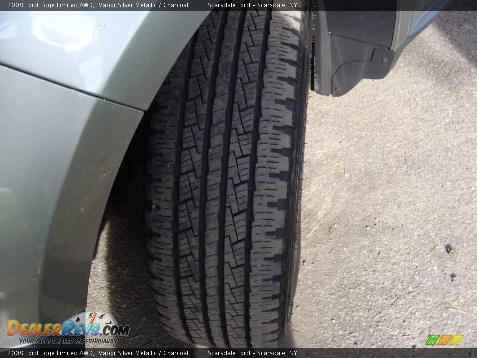 2008 Ford Edge Limited AWD Vapor Silver Metallic / Charcoal Photo #11
