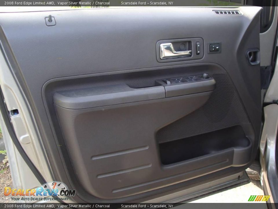 2008 Ford Edge Limited AWD Vapor Silver Metallic / Charcoal Photo #12